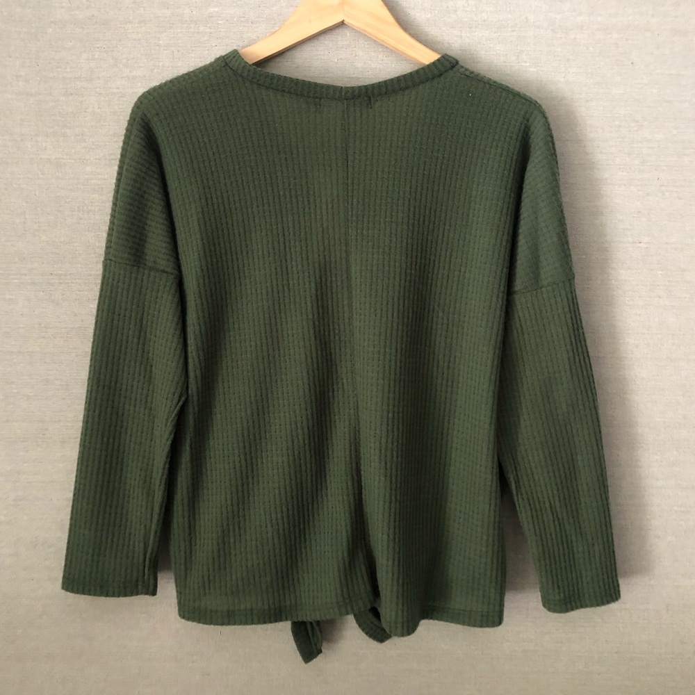 Caleigh & Clover NWT cozy waffle knit top - Picture 2 of 3